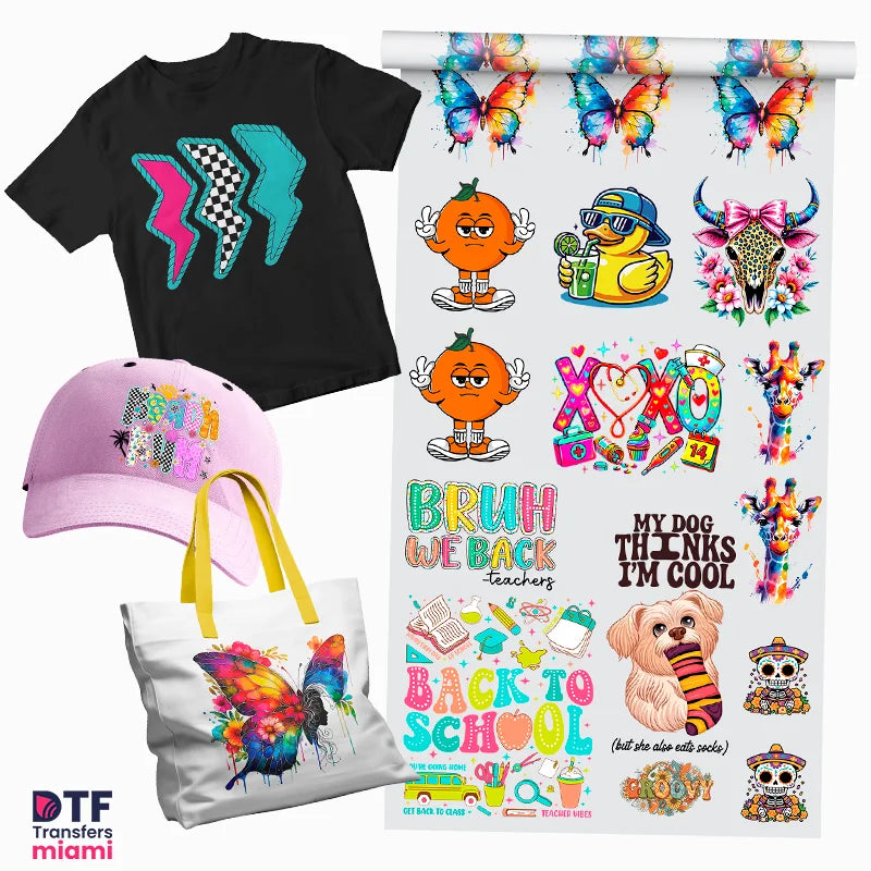 Affordable Cold Peel DTF Transfers in Miami