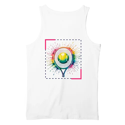 Tank Tops full back DTF placement reference