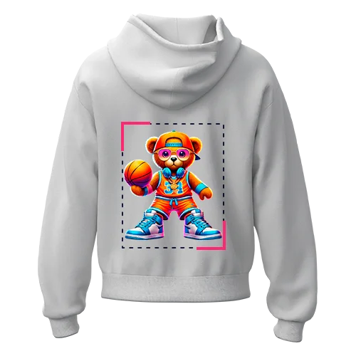 Hoodies full back DTF placement reference