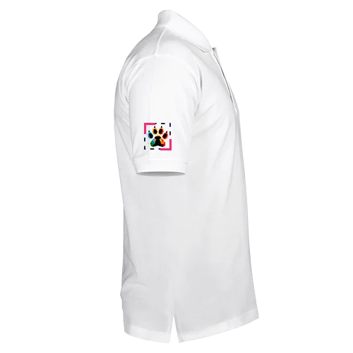 Polo Shirts sleeve DTF placement reference
