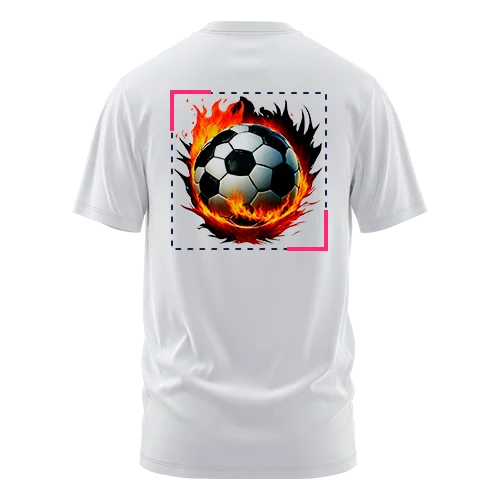 T-Shirts full back DTF placement reference