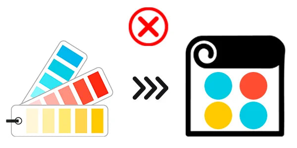 We do not match Pantone: DTF artwork example, color match