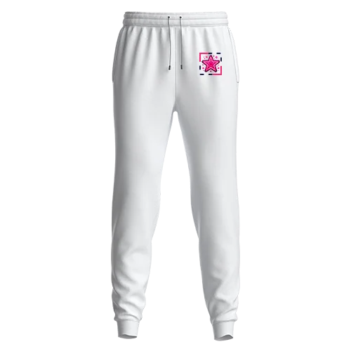 Sweatpants upper thigh DTF placement reference