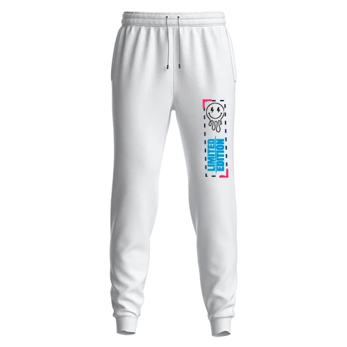 Sweatpants full leg DTF placement reference